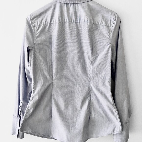 BANANA REPUBLIC Light Blue Riley Dress Shirt - Size 4 - Picture 2 of 5
